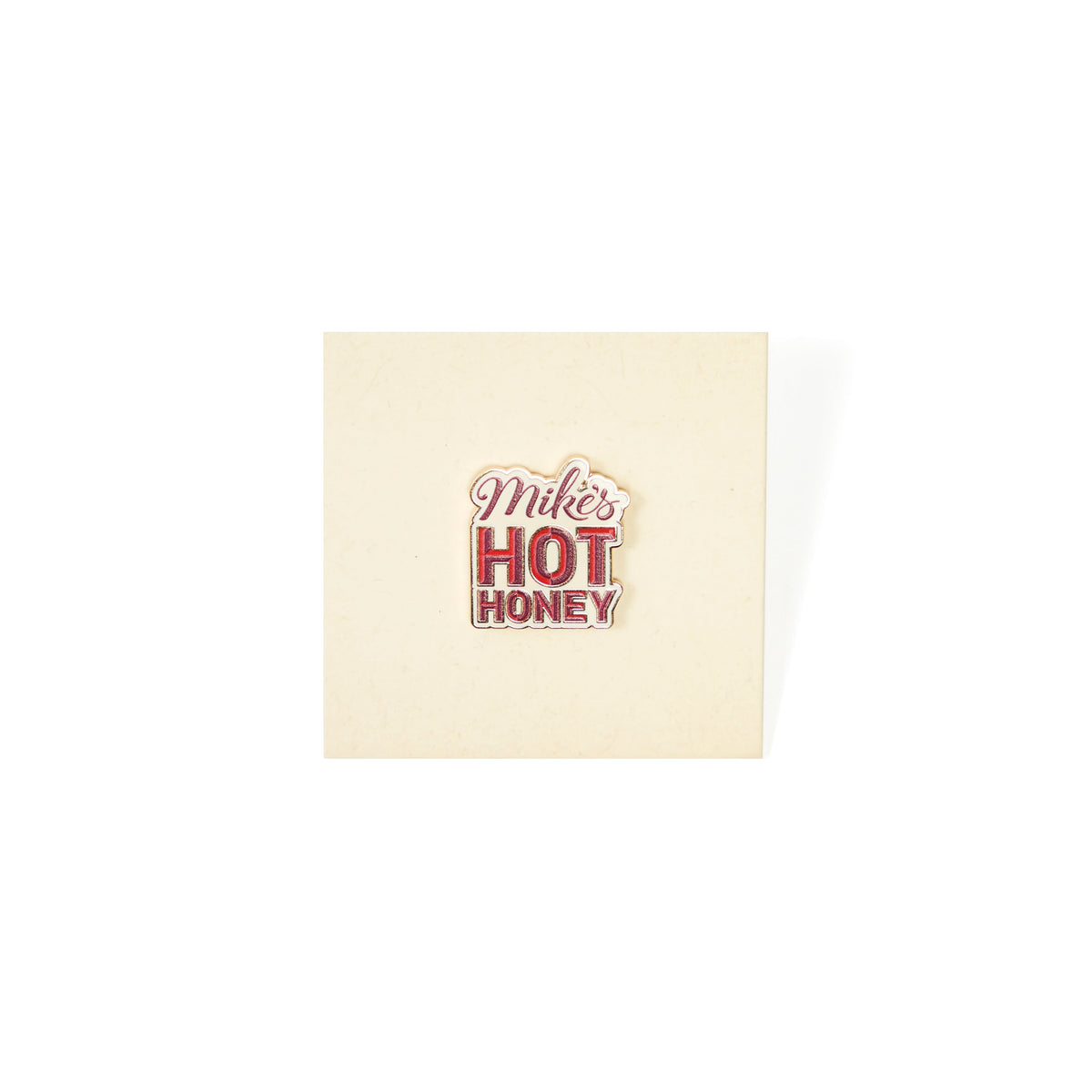 Mike's Hot Honey Pin Vertical Logo